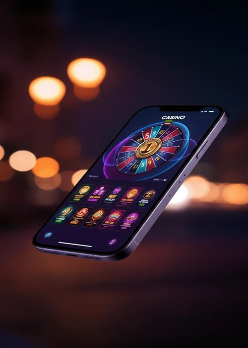 Pokie Spins main page with dark grey design and yellow green accents